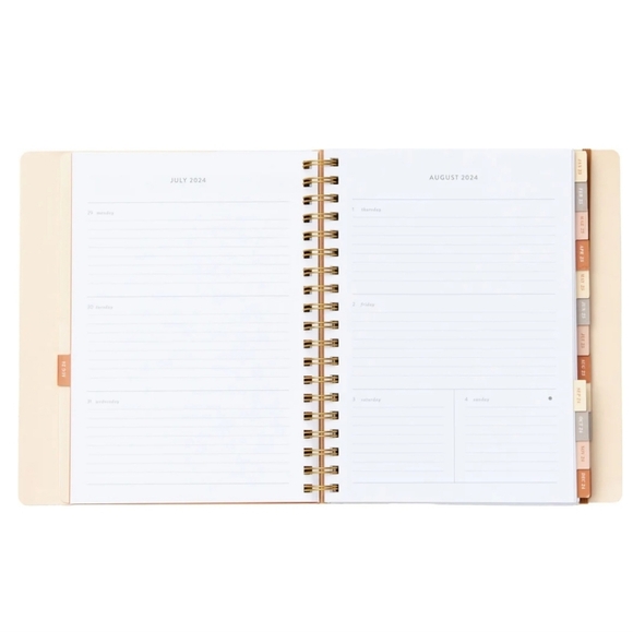 Floral 2025 Planner with Orange Accents - Picture 6 of 16